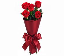 Букет 5 Красных роз Эдлесс Лав в Большая Соснова