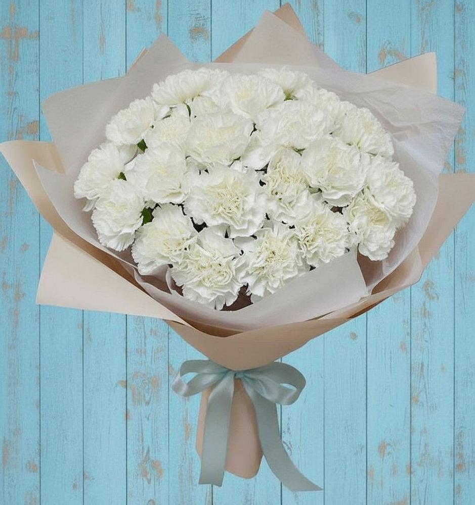 Букет цветов из: Гвоздики в Большая Соснова