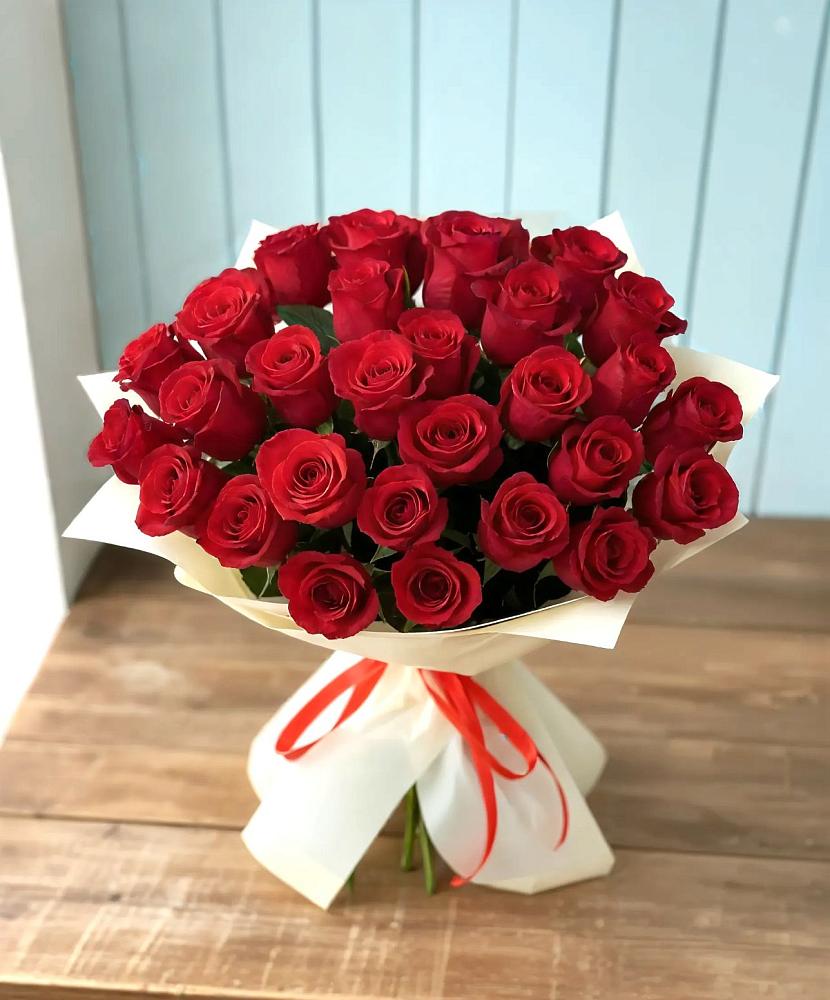 Букет 29 Красных роз в Большая Соснова