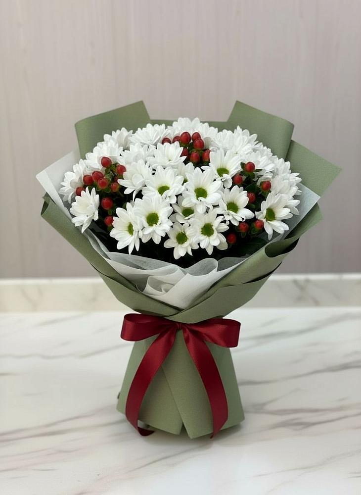 Букет цветов из: Хризантемы в Большая Соснова