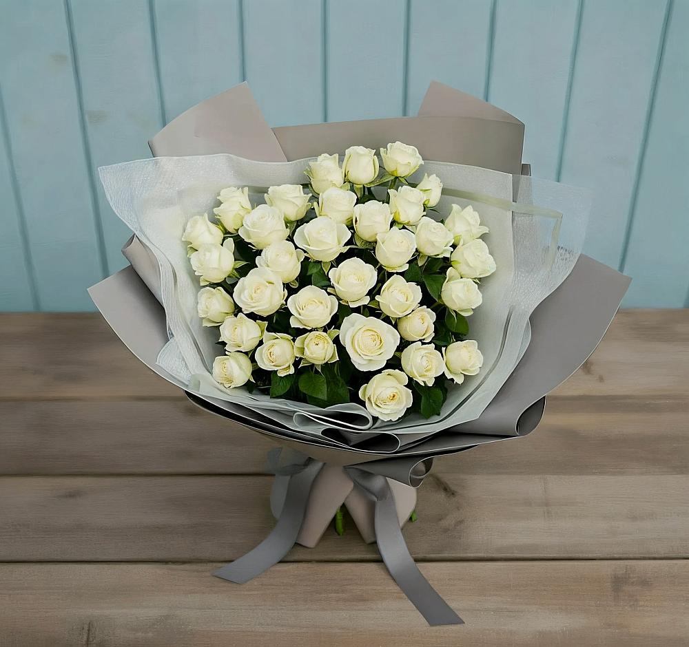 Букет Белоснежная нежность в Большая Соснова