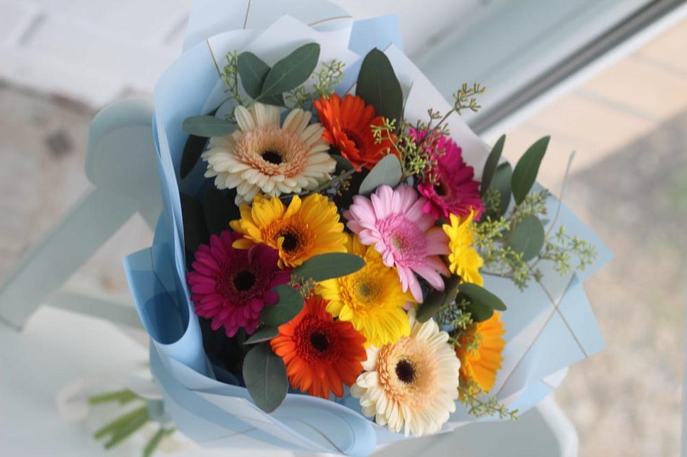 Букет цветов из: Герберы в Большая Соснова