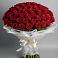 Букет 101 Красная роза Блэк Мэджик в Большая Соснова