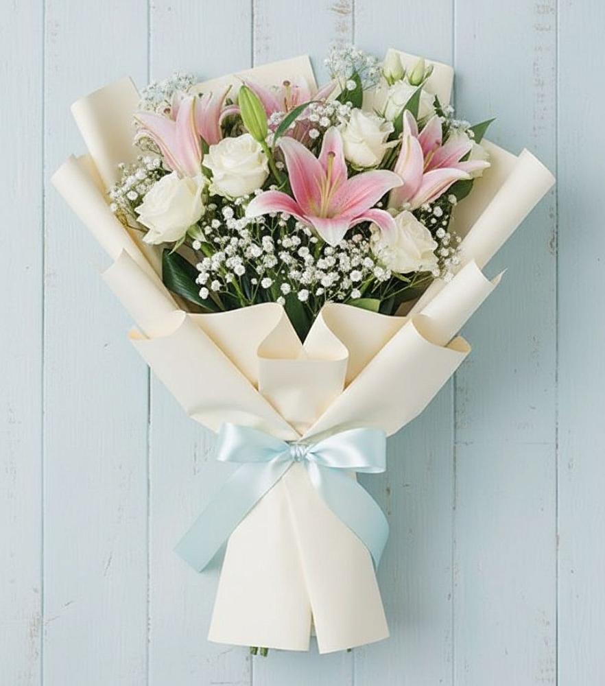 Букет цветов из: Лилии в Большая Соснова