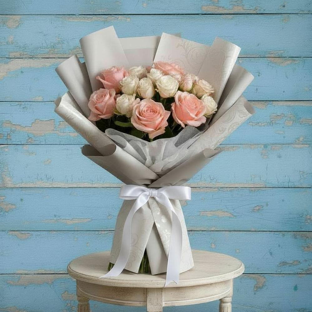 Букет цветов из: Розы в Большая Соснова