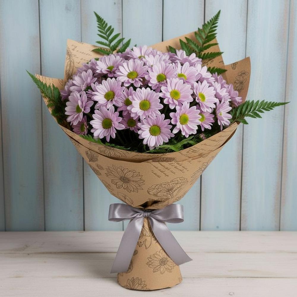 Букет цветов из: Хризантемы в Большая Соснова