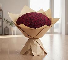 Букет 101 Красная роза #REPLACE_PRED# Большая Соснова