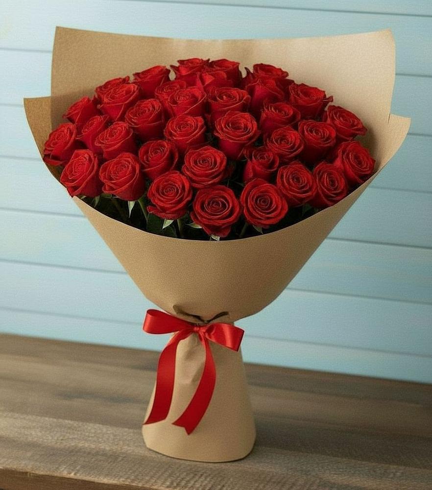 Букет Красные розы Милано в Большая Соснова