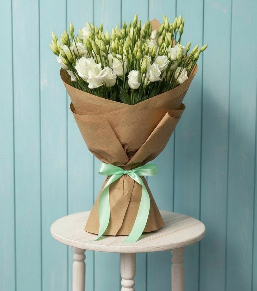 Букет цветов из: Лизиантусы в Большая Соснова