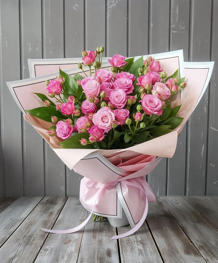 Букет Розовый кустик в Большая Соснова