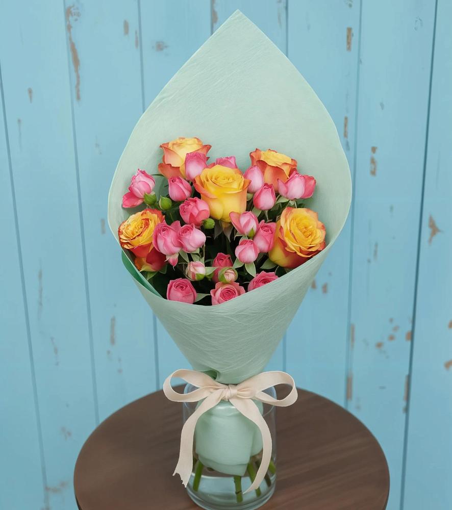 Букет цветов из: Розы в Большая Соснова