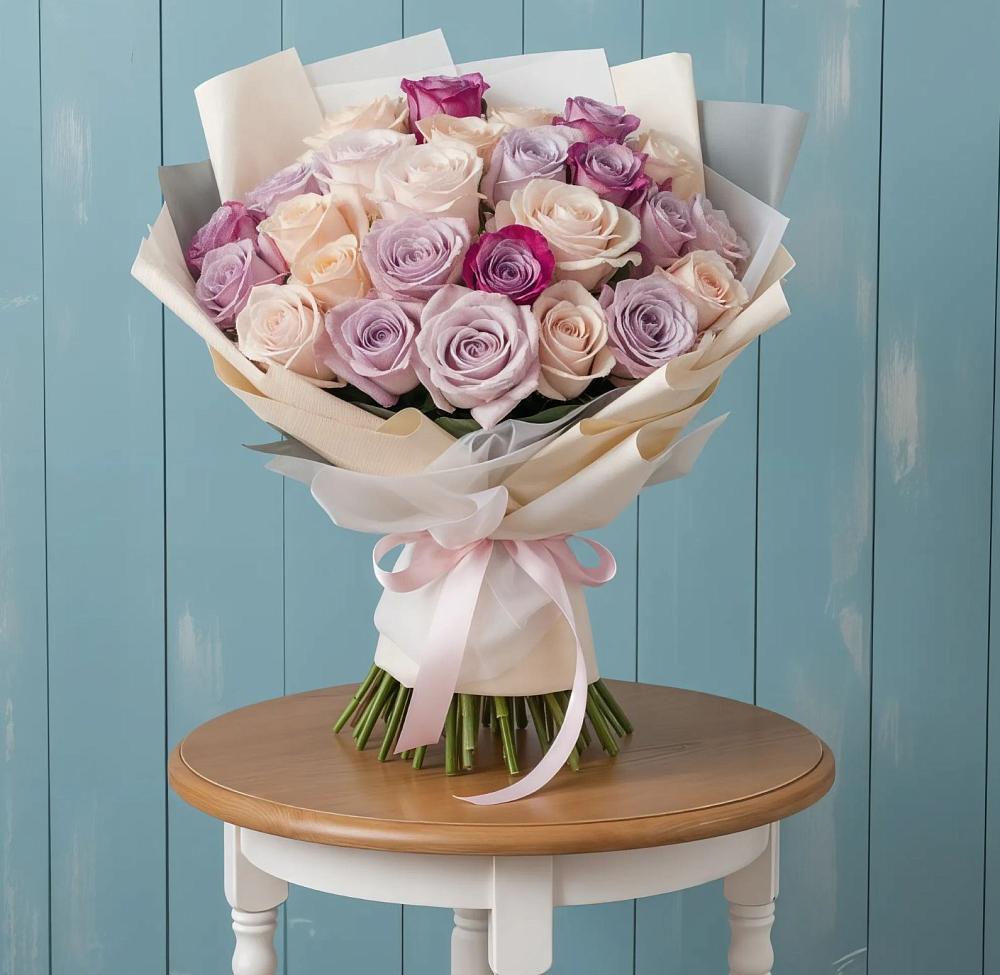 Букет цветов из: Розы в Большая Соснова