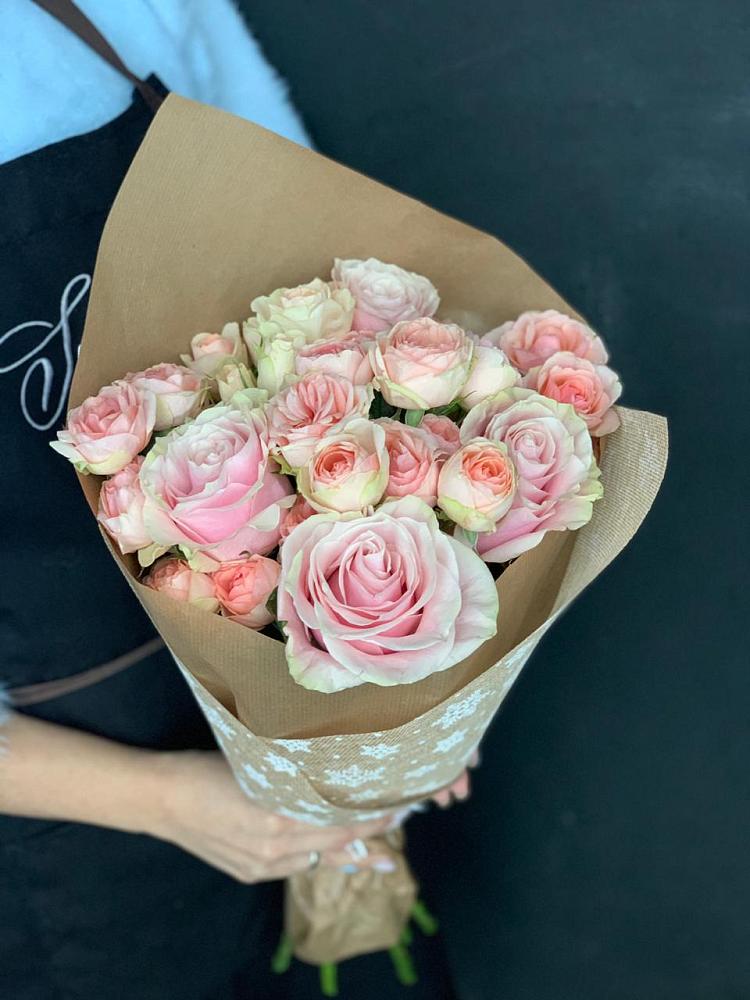 Букет цветов из: Хризантемы и Розы в Большая Соснова