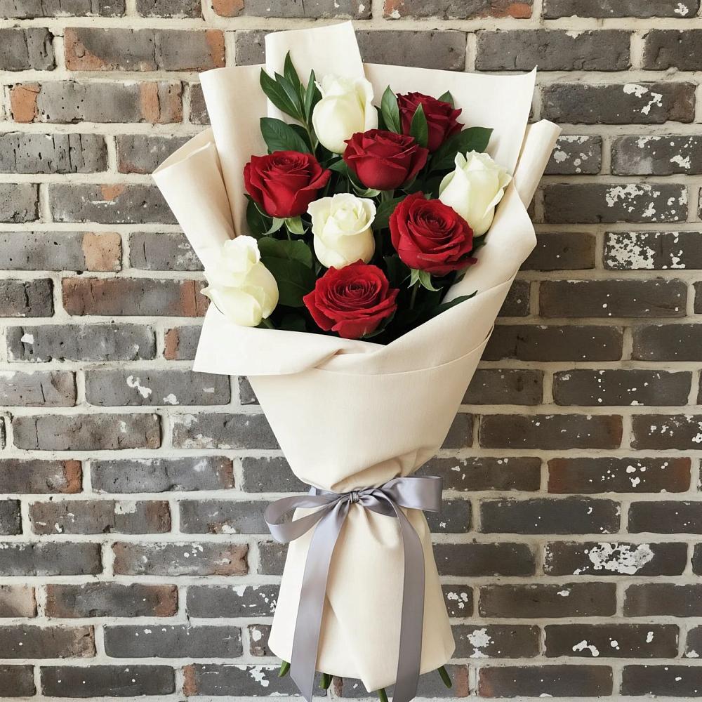 Букет цветов из: Розы в Большая Соснова