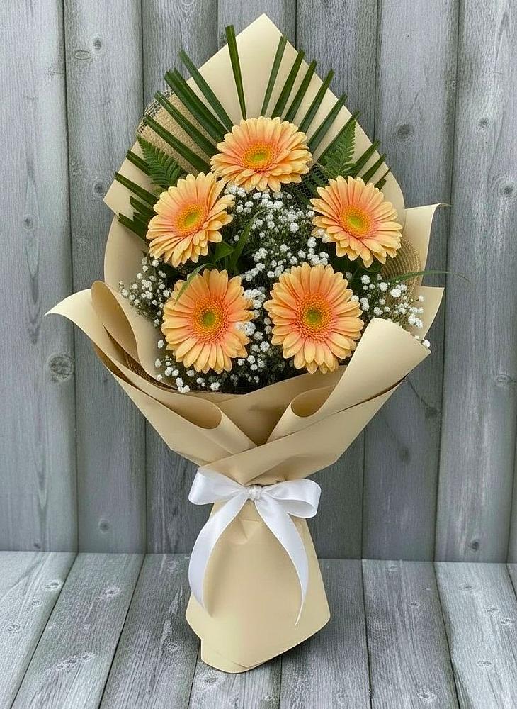 Букет цветов из: Герберы в Большая Соснова