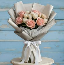 Букет цветов из:  Розы #REPLACE_PRED# Большая Соснова