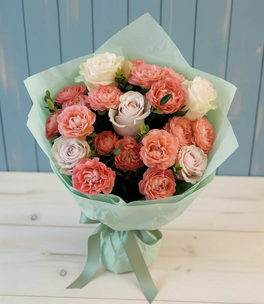 Букет цветов из: Розы в Большая Соснова