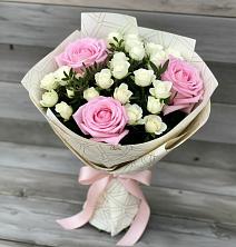 Букет цветов из:  Розы в Большая Соснова
