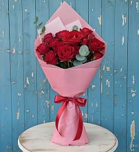 Букет цветов из:  Розы в Большая Соснова