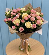 Букет цветов из:  Розы в Большая Соснова