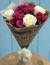Букет цветов из:  Розы #REPLACE_PRED# Большая Соснова