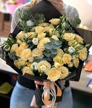 Букет цветов из:  Розы и Лизиантусы #REPLACE_PRED# Большая Соснова