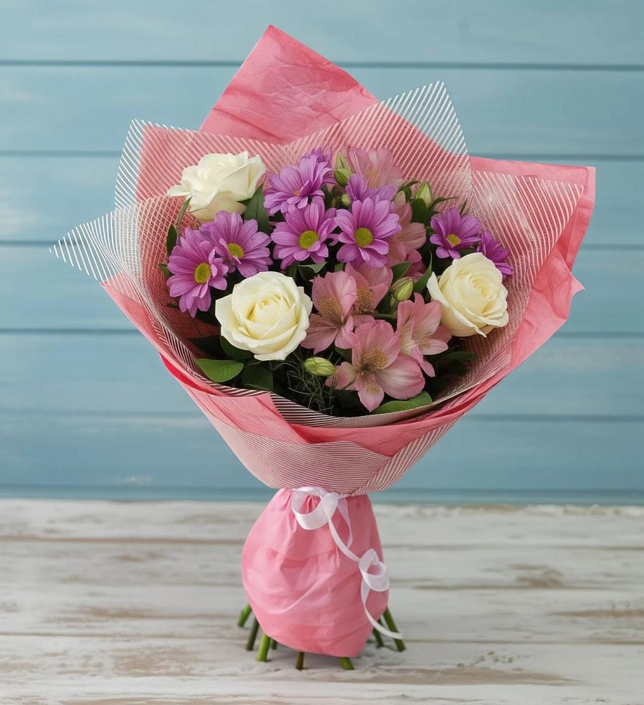 Букет цветов из: Герберы в Большая Соснова