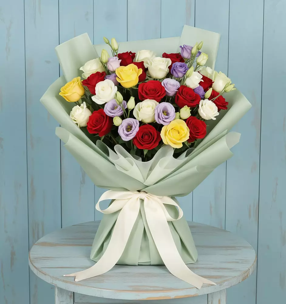 Букет цветов из: Розы в Большая Соснова