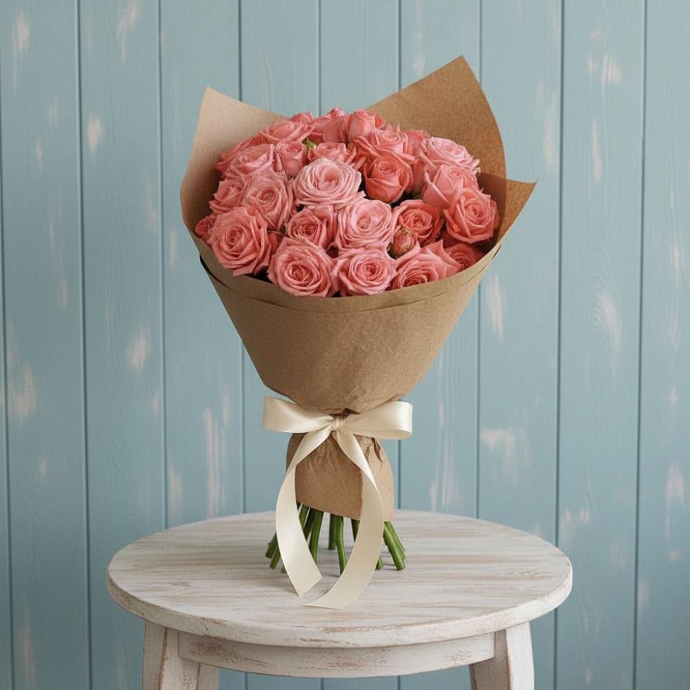 Букет цветов из: Розы в Большая Соснова