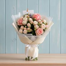 Букет цветов из:  Розы в Большая Соснова