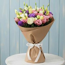 Букет цветов из:  Лизиантусы в Большая Соснова