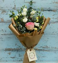 Букет цветов из:  Розы и Лизиантусы в Большая Соснова