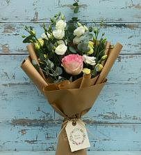 Букет цветов из:  Розы и Лизиантусы в Большая Соснова