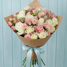 Букет цветов из:  Розы в Большая Соснова